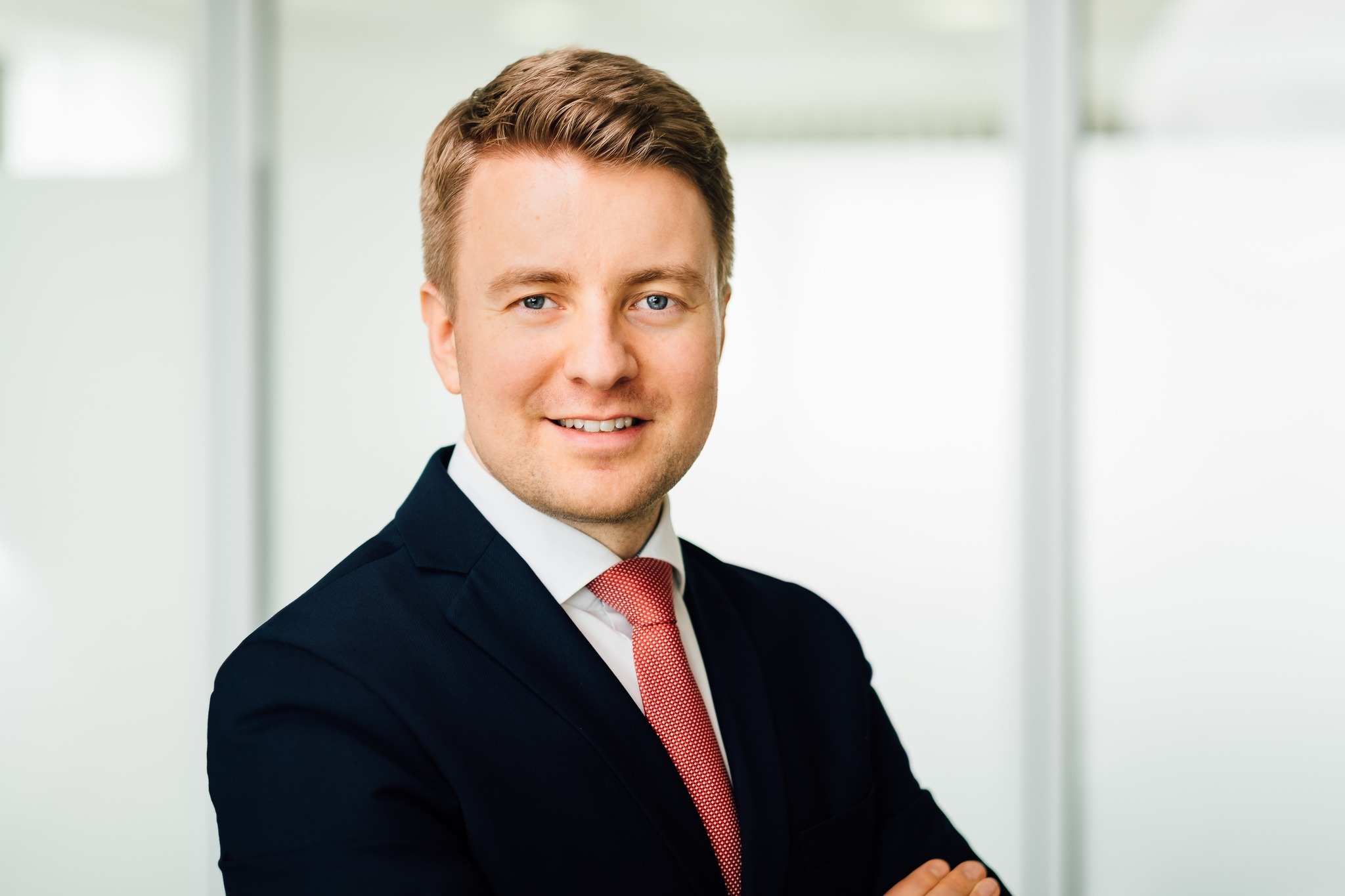 Business-Portrait Büro Mann