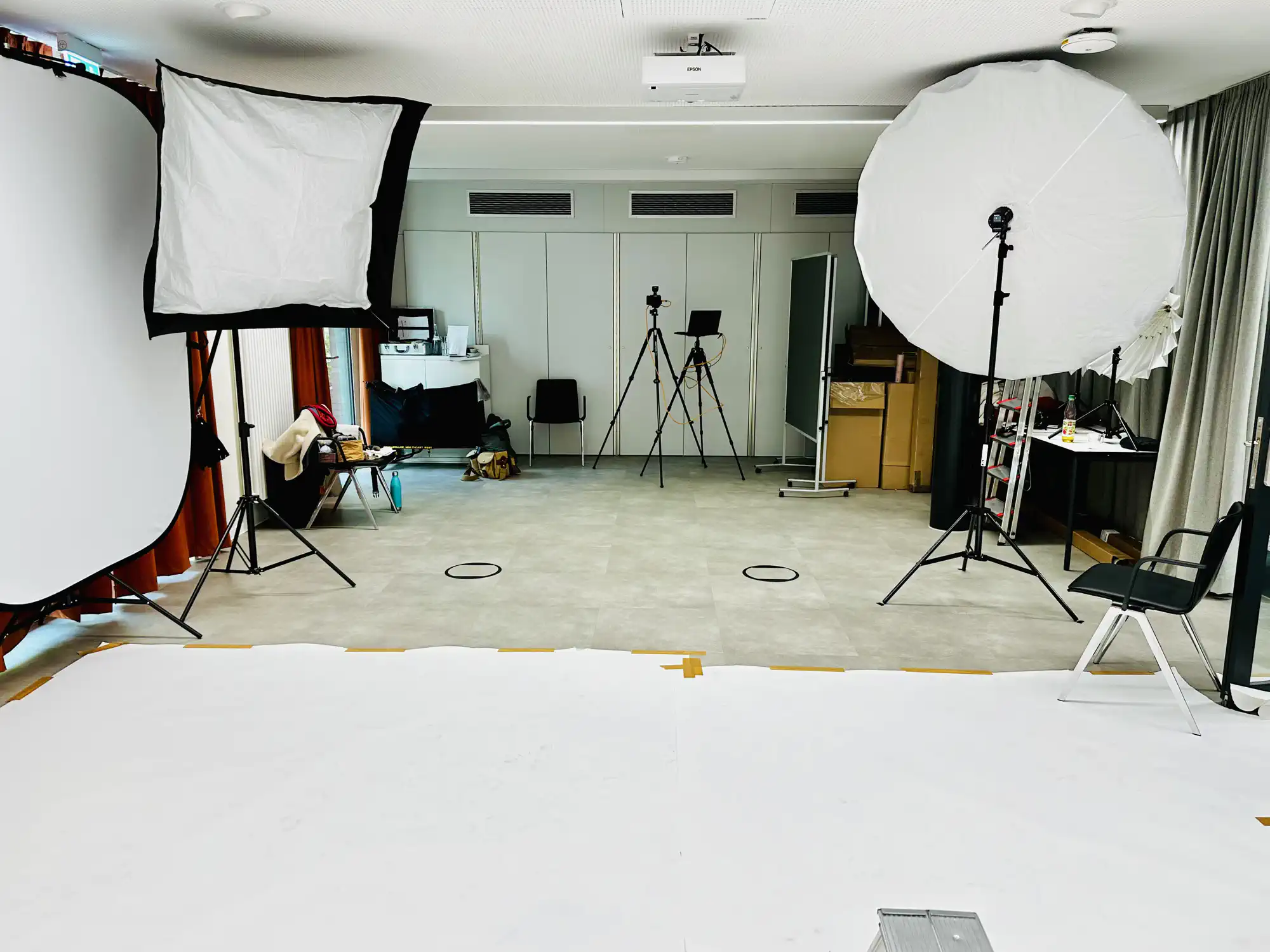 Studio-Setup für eine Großgruppe 2 Business-Fotografie