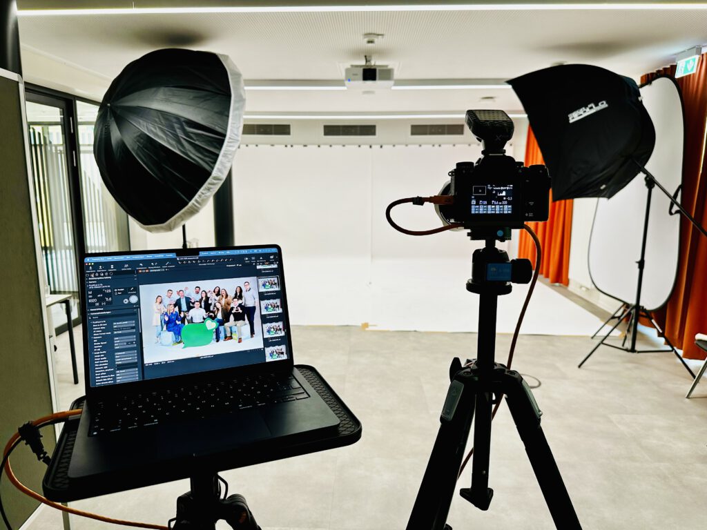 Studio-Setup für eine Großgruppe 10 Studio-Setup für eine Großgruppe